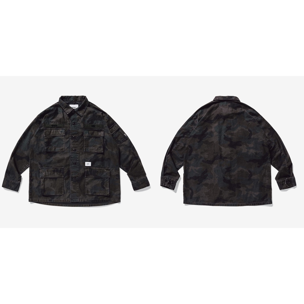 AllenTAPS】WTAPS 20SS JUNGLE LS 02 / SHIRT 襯衫四袋水洗迷彩| 蝦皮購物