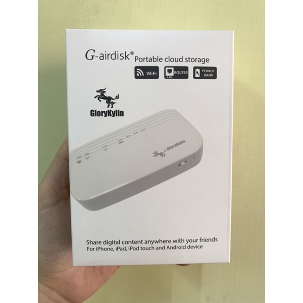 G-Airdisk 32G無線多功能儲存機 行動硬碟 一鍵備份 | 蝦皮購物
