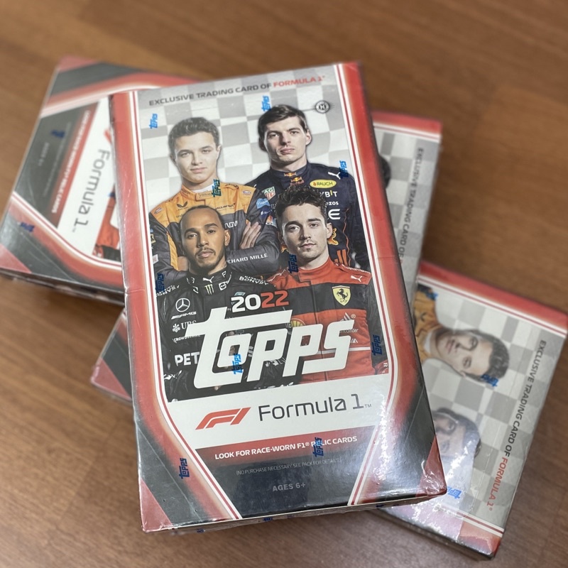 全新現貨 2022 Topps Formula 1 Hobby 一級方程式 F1 賽車卡 卡盒 抽用品卡 | 蝦皮購物