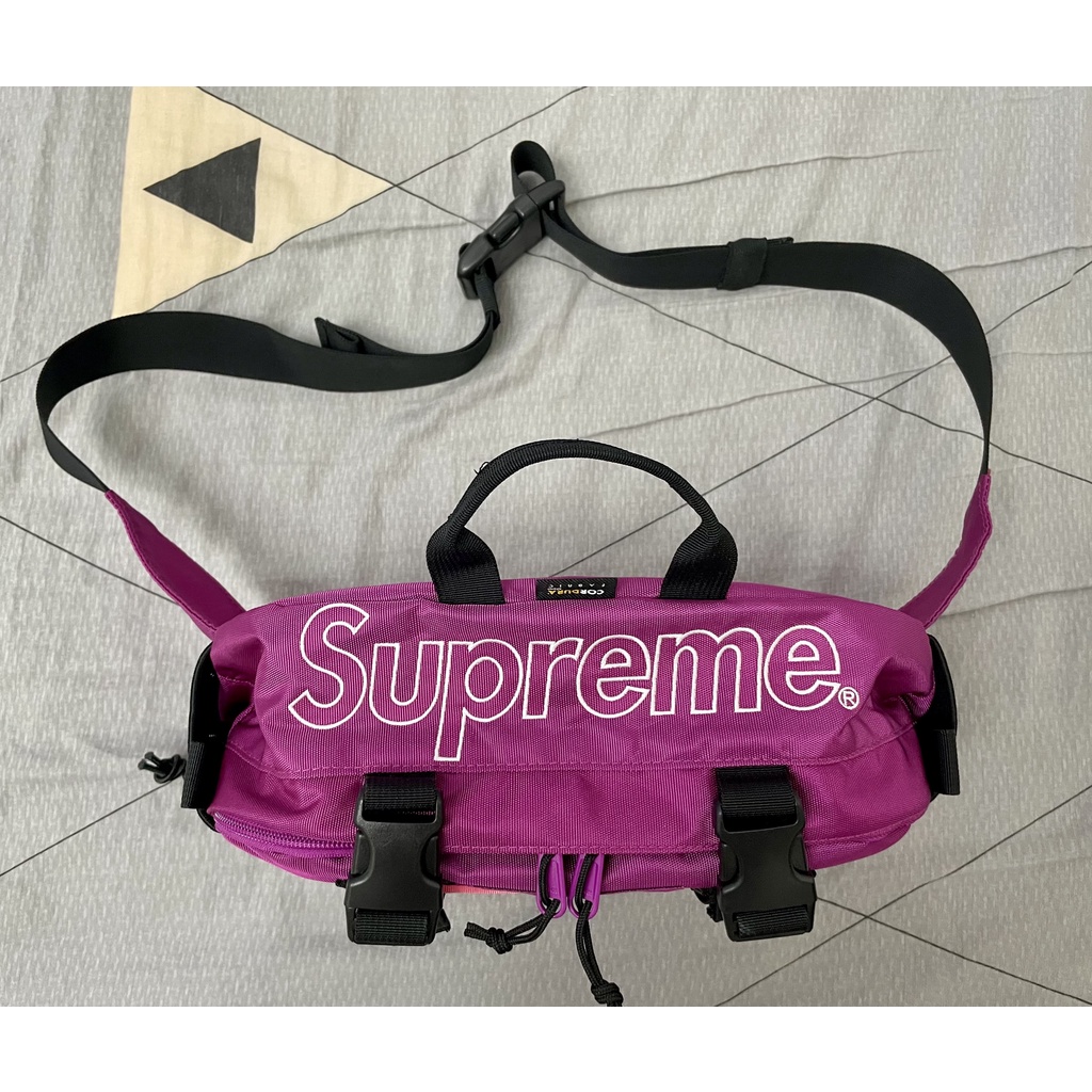 SUPREME FW19 47th Waist Bag 大容量側背小包腰包包包桃紅全新| 蝦皮購物