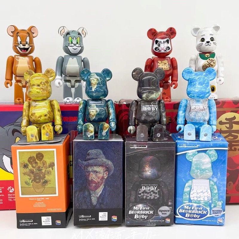 Bearbrick 100% 庫柏力克熊 星空 千秋 巴斯光年 皮卡丘 招財貓 湯姆貓傑利鼠 泡泡瑪特 molly 盲盒