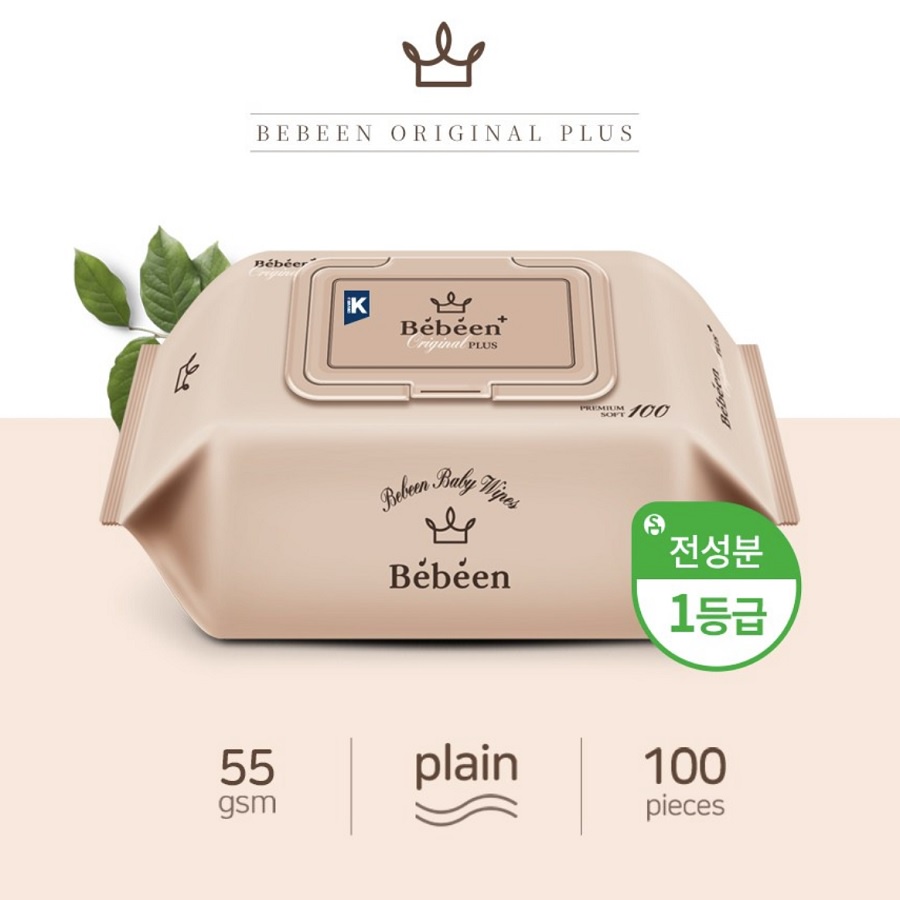 【城市商店365】正韓- Bebeen Original plus 黑接骨木花濕紙巾 100抽(純水濕紙巾) | 蝦皮購物