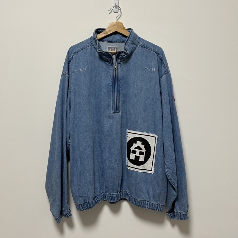 ァイターアワード C.E BLEACHED DENIM FALF ZIP JACKET - ジャケット ...