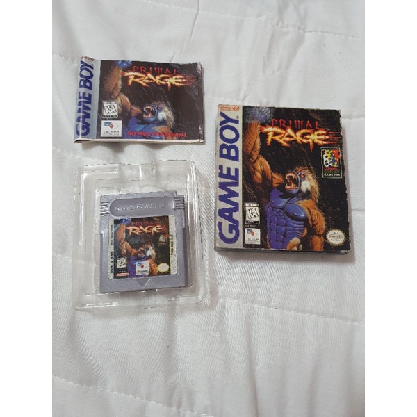 任天堂 GAME BOY 遊戲 PRIMAL RAGE 原始憤怒 | 蝦皮購物