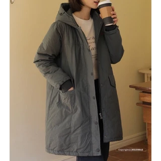 韓國製 超保暖鋪棉長版外套（現貨+預購）