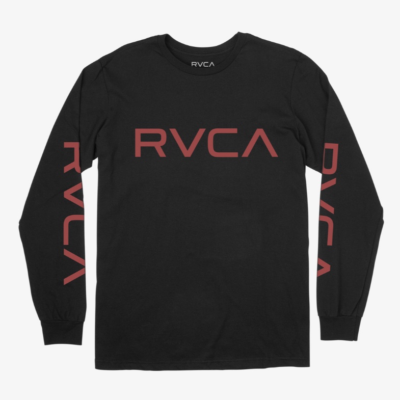 SKATEBOARDING] RVCA BIG RVCA LONG SLEEVE 長袖T恤| 蝦皮購物