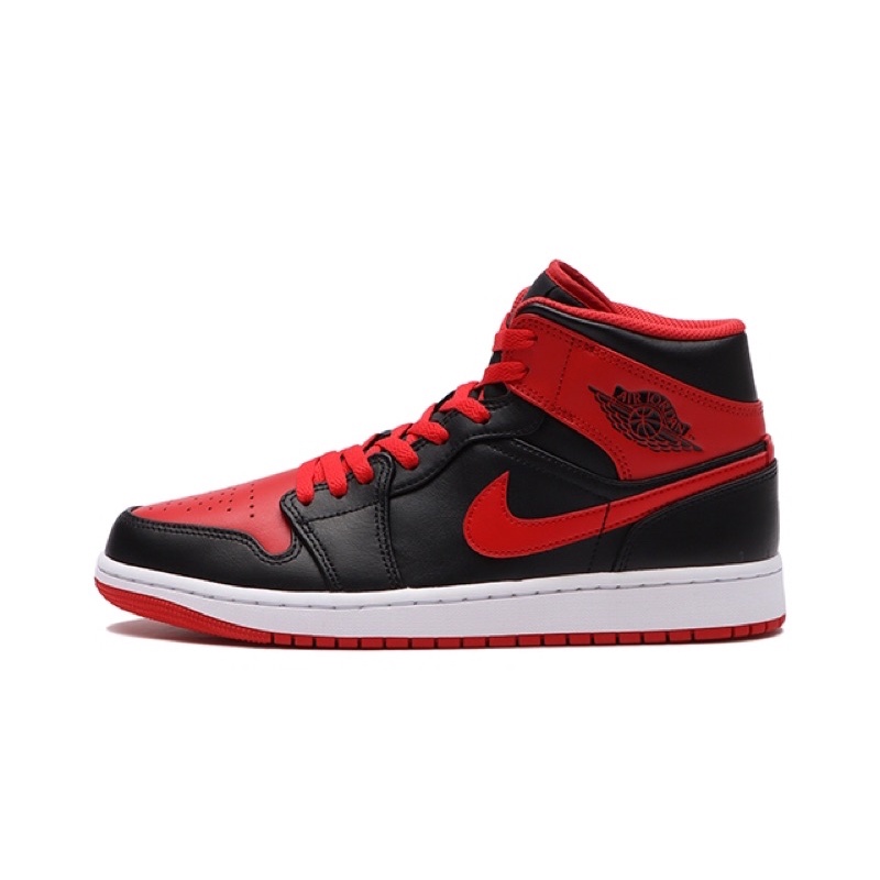 代購日本Nike Air Jordan 1 Bred AIR JORDAN 1 MID籃球鞋櫻木花道灌籃