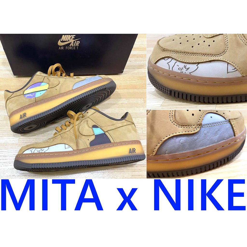 BLACK日本限定!全新MITA x NIKE AIR FORCE 1小麥色x上野UMO櫻花x