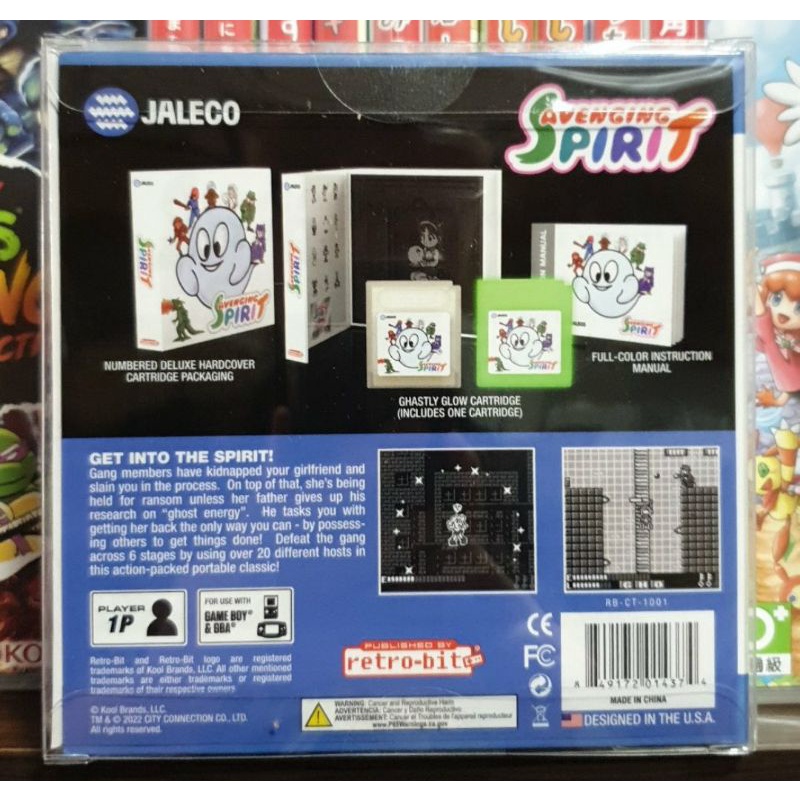 全新現貨】GB遊戲/Game Boy遊戲Avenging Spirit 復仇之魂鬼追人