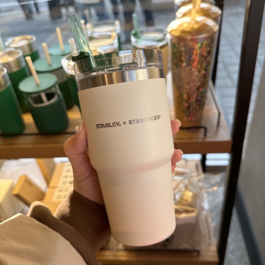 Vaso Stanley Color Blanco, Colección 2022, Starbucks #stanley