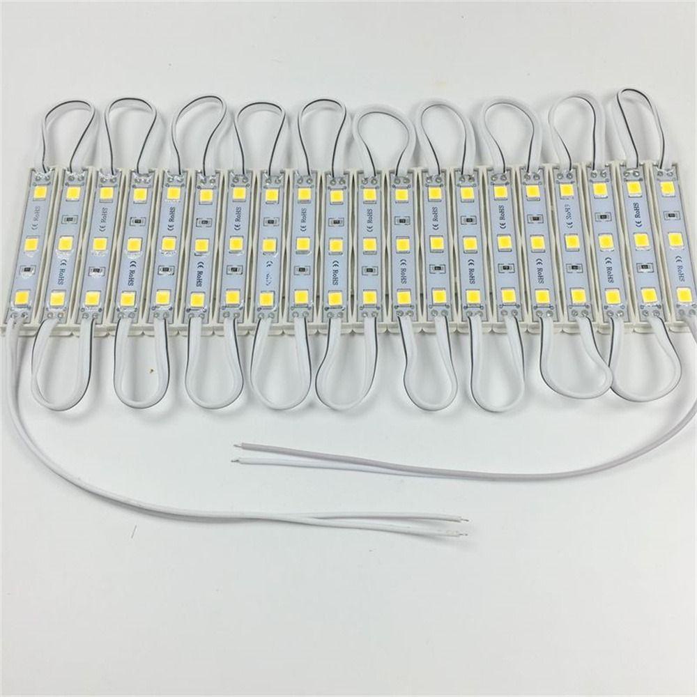 Bruce LED 模組 20PCS/Lot 防水超亮照明迷你 LED 模組廣告燈 5054 3 LED LED 照明模 | 蝦皮購物