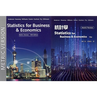 現貨】<姆斯>Statistics for Business and Economics 15/e Anderson