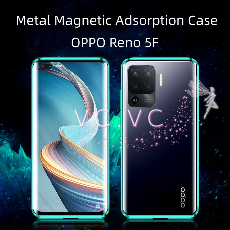 Oppo Reno 5 F Pro Reno5F Reno5Pro Reno5 4G 5G 磁性外殼金屬磁性吸附外殼雙面 | 蝦皮購物