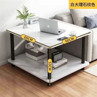 綸綸 沙發旁輕奢小型家用小茶桌 花架（速出貨）桌子 雙層桌子小型 桌子方桌 雙層方桌 圓桌迷你小桌子小茶几