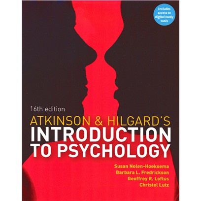 現貨】<姆斯>Atkinson & Hilgard's Introduction to Psychology 16/E