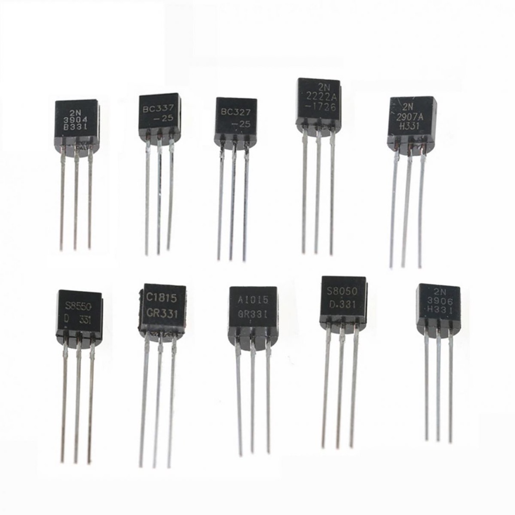 200 件 TO-92 10 值三極管 BC337 BC327 2N2222 2N2907 2N3904 2N3906 | 蝦皮購物