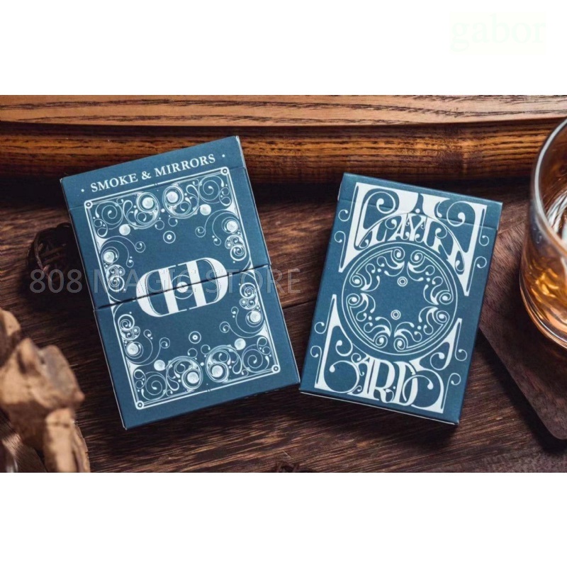 [808 MAGIC]魔術道具 Smoke and Mirrors V8 DD 煙與鏡 藍色 playing card 蝦皮購物
