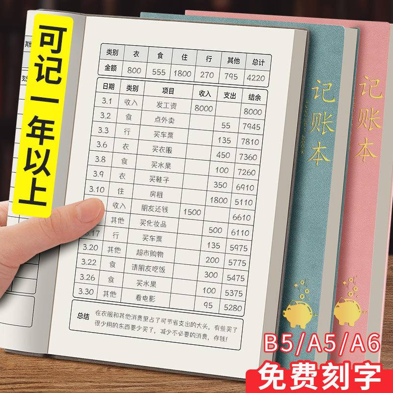 理財規畫記帳本 每日計畫手帳筆記本 家庭生活日常開支 隨身帳本 營業額 記帳簿 手帳本 A5 A6 | 蝦皮購物