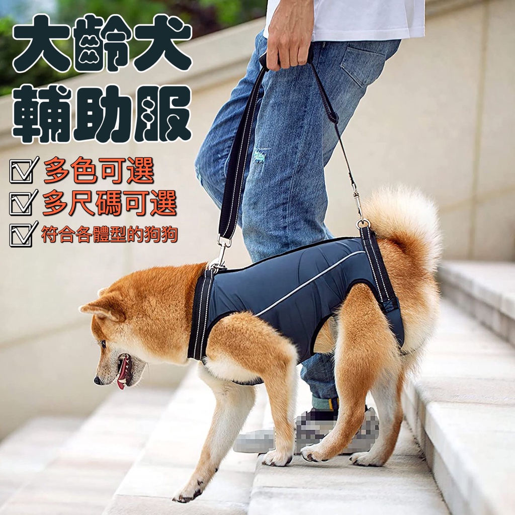 寵物新品高齡犬輔助服殘疾狗狗外出輔助帶行走障礙狗狗護理服| 蝦皮購物