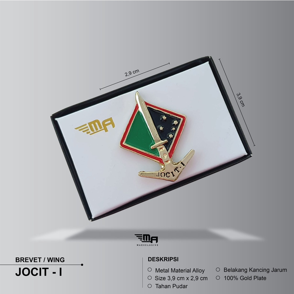 Wing JOGGING 1 PDH 鉚釘鉚釘胸針 OCIT 1 | 蝦皮購物