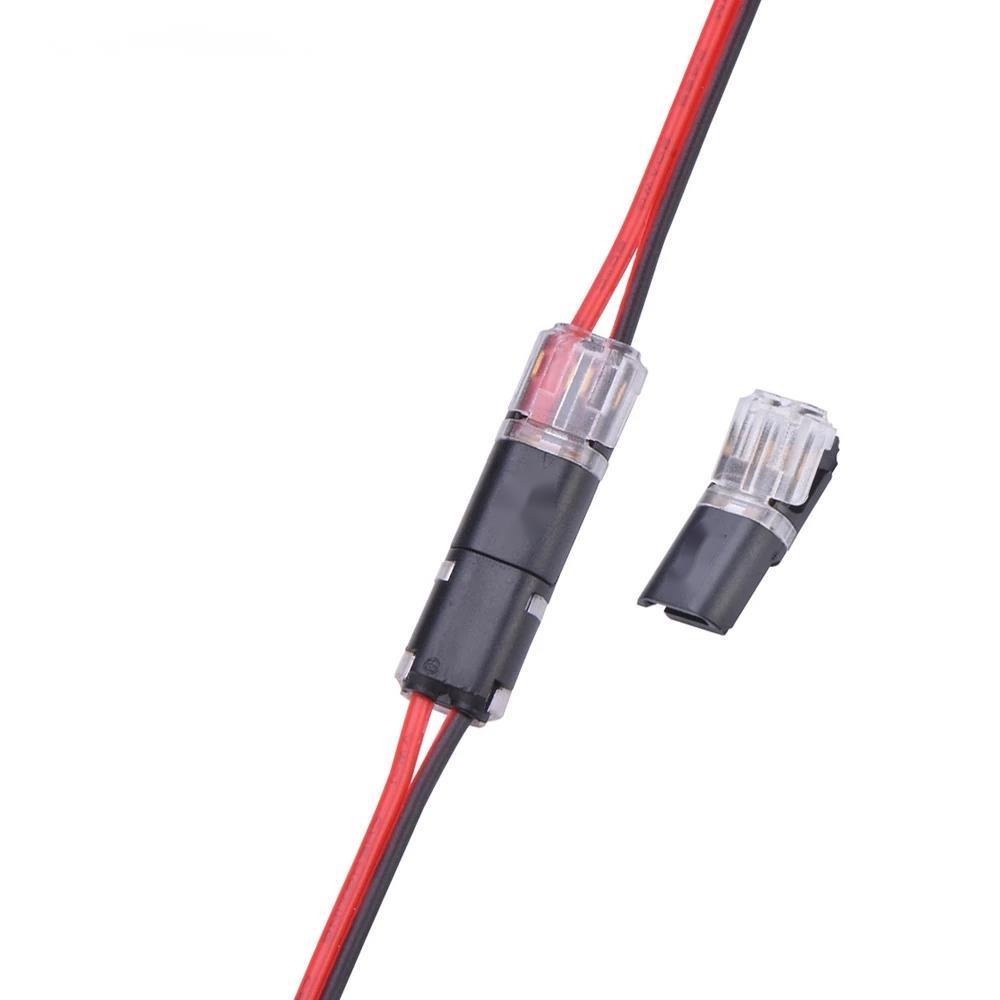 2pin 可插拔電線連接器快速拼接電纜壓接端子,用於電線接線 22-20AWG LED 汽車連接器 | 蝦皮購物