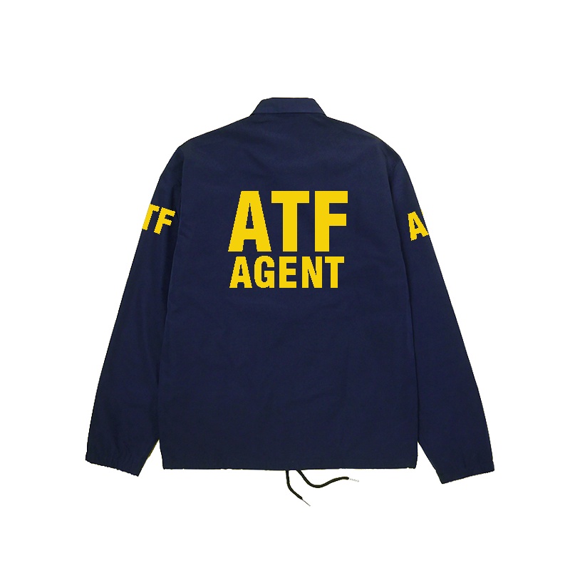 【新品 當天出貨】訓練服 作戰服 美國ATF識別風衣教練夾克男青年春秋季薄款探員工裝外套美式休閒 | 蝦皮購物