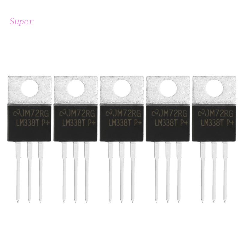 最佳 5Pcs LM338T LM338 TO-220 IC 大電流可調集成穩壓器 | 蝦皮購物