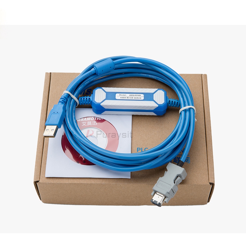 Puraysit 伺服驅動編程下載電纜 USB-ASD-CNUSOA08 適用於台達 ASDA-B2/AB | 蝦皮購物