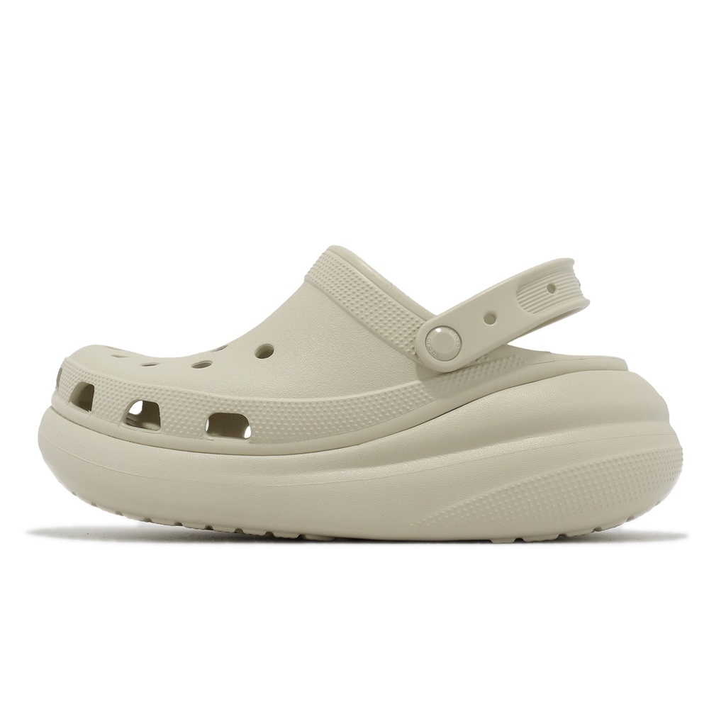 卡駱馳Crocs Classic Crush Clog 骨白厚底增高泡芙鞋雲朵鞋男鞋女鞋2075212Y2 | 蝦皮購物