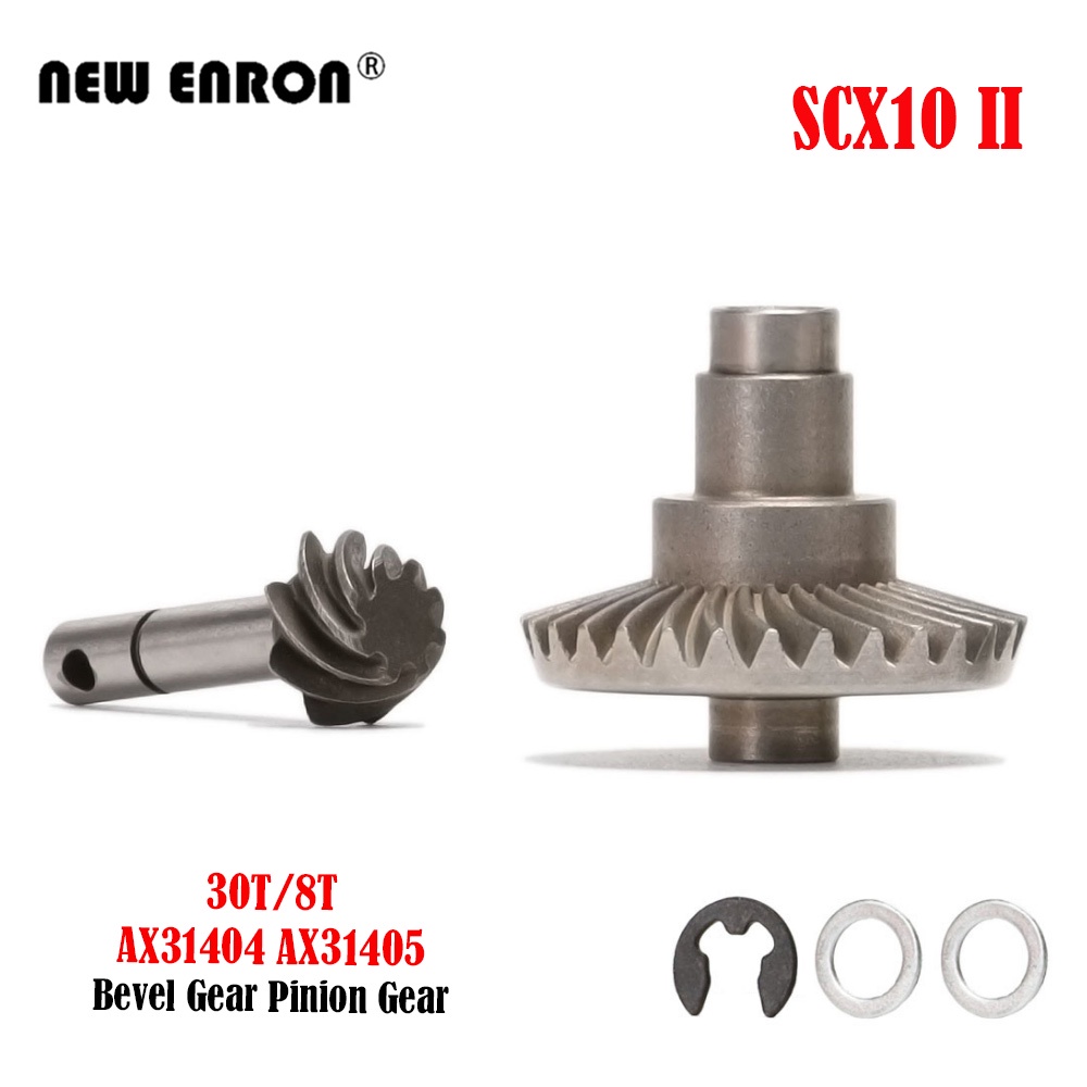 1/10 AXIAL SCX10II 1955 90046 90047 90060 30T/8T硬鋼錐齒輪AX31405 | 蝦皮購物