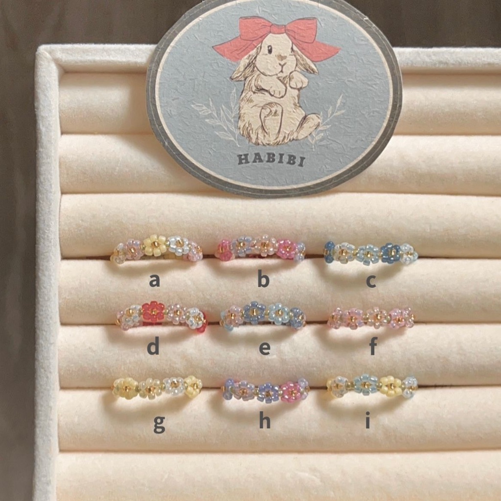 habibi made新品SPARKLE!⭒ 串珠戒指 | 蝦皮購物