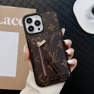 LV Louis Vuitton LV Louis Vuitton Expanding Stand holder Grip Leather iPhone  X Cover Protective C…