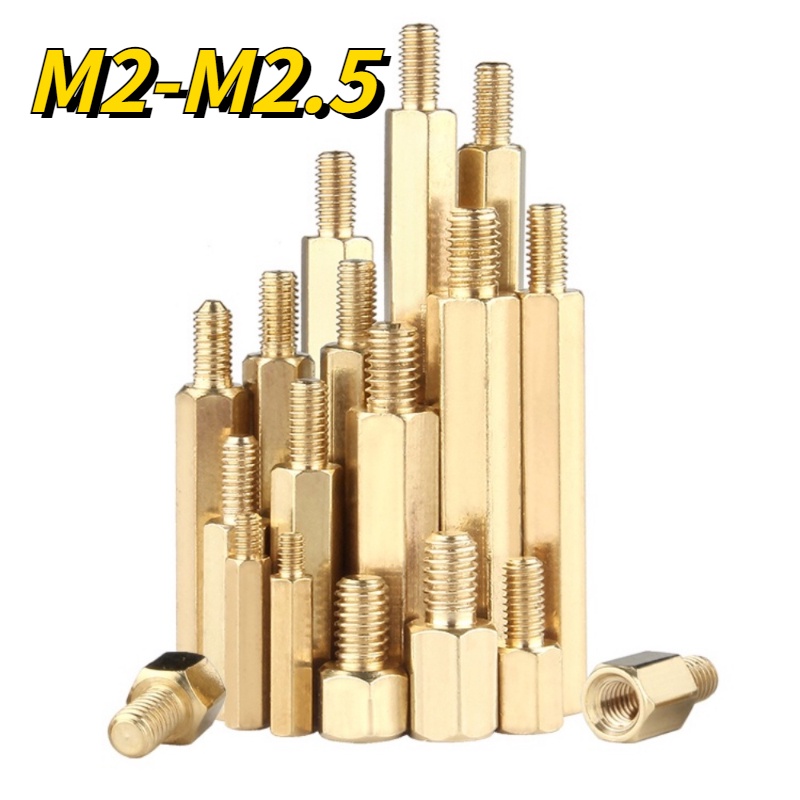 【XNY】單頭六角銅柱 機箱螺柱螺絲M2/M2.5電腦主板六角隔離柱 | 蝦皮購物