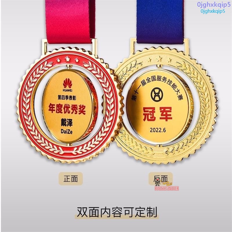 【暢銷】金屬獎牌訂製 藍球冠軍掛牌 馬拉松比賽獎章 五角星勳章定做 客製化獎牌 | 蝦皮購物