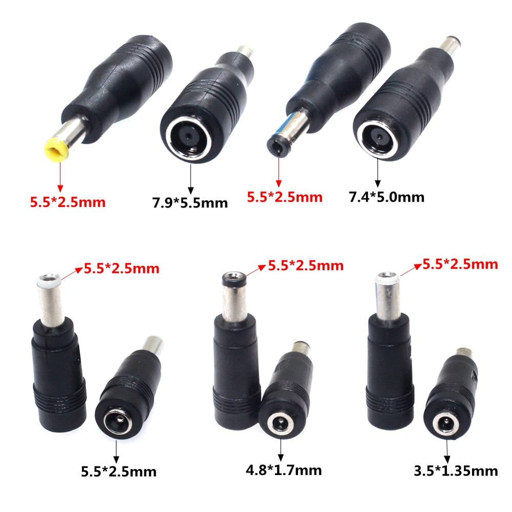 5.5*2.5mm DC 電源插頭適配器 DC 插孔 5.5 X 2.5 mm 公頭轉 7.9*5.5 7.4 *5.0 | 蝦皮購物