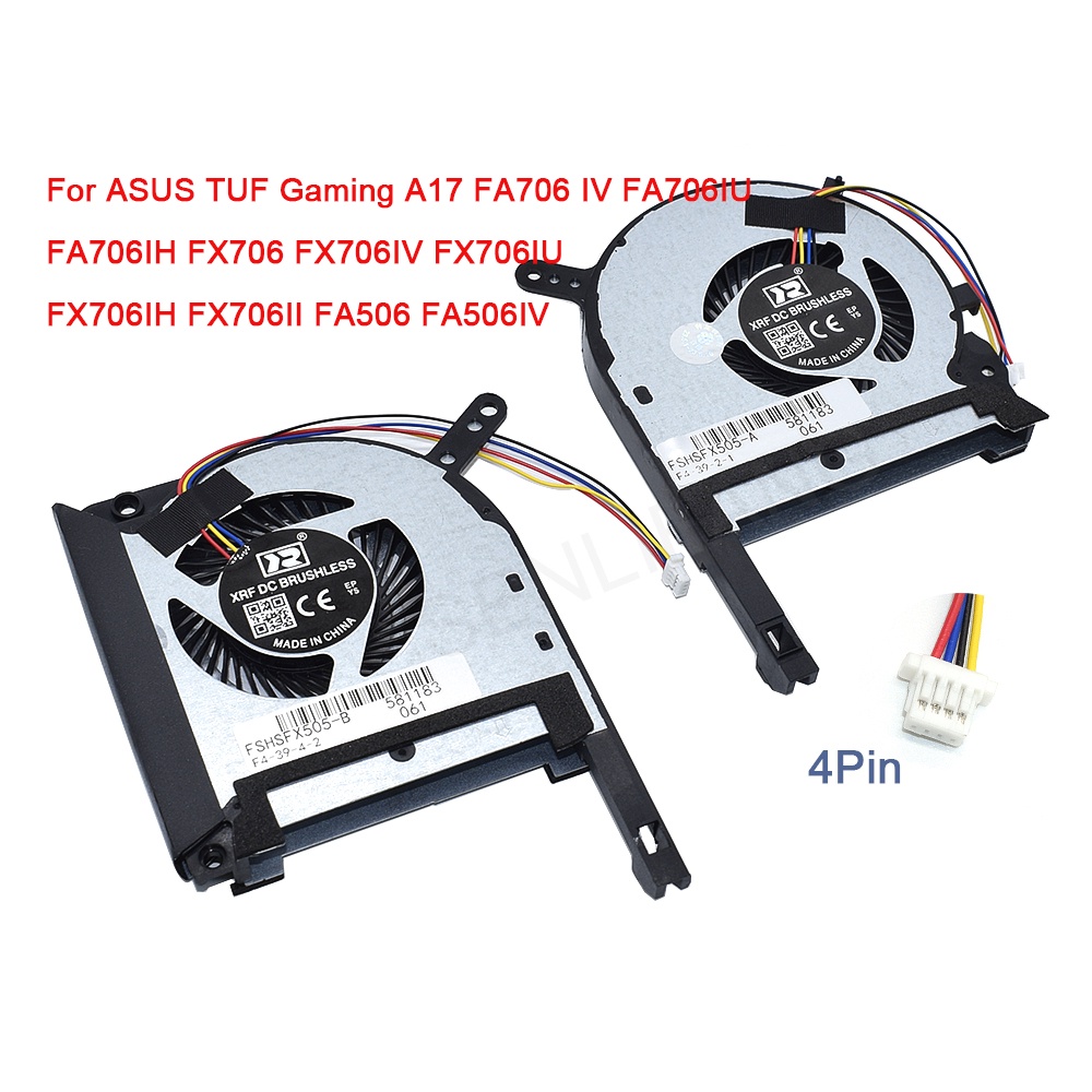 全新 CPU GPU 風扇適用於華碩 TUF Gaming A17 FA706 IV FA706IU FA706IH F | 蝦皮購物