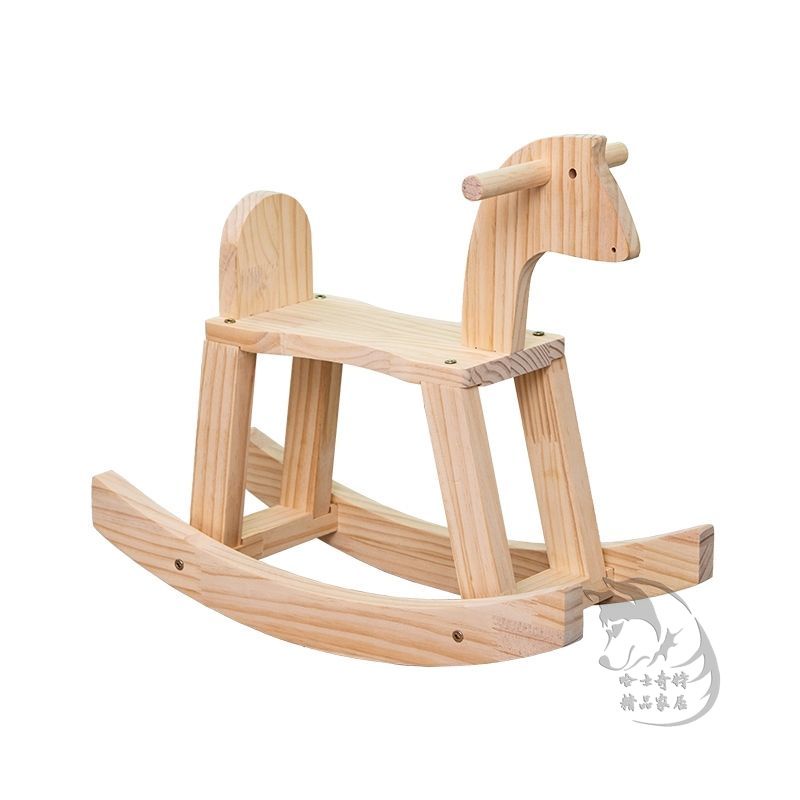 兒童木馬玩具寶寶實木搖搖馬可坐嬰幼兒玩具純實木搖馬周歲禮物| 蝦皮購物