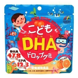 ☆小樂雜貨☆ 現貨 日本製 UNIMAT RIKEN 魚肝油球軟糖 DHA 兒童 水果軟糖 柑橘 夾鏈袋 橘子  日本