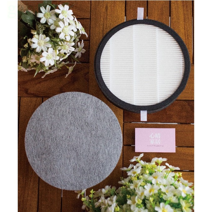 【心晴家居】HEPA-11 抗敏靜電 濾芯 濾心 相容 小漢堡 | 蝦皮購物