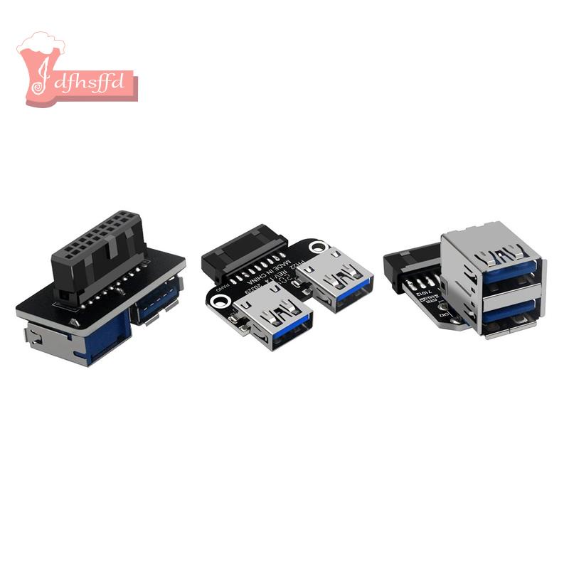20pin 到雙 USB3.0 適配器轉換器台式機主板 19 Pin/20P 接頭到 2 端口 USB A 母連接器 | 蝦皮購物