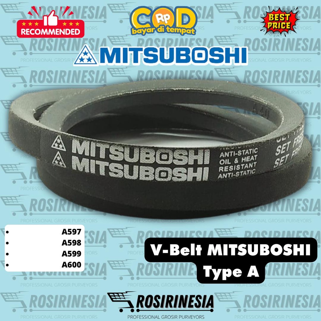 Mesin新v皮帶v型皮帶三菱a597 A598 A599 A600三菱發動機風扇皮帶 | 蝦皮購物