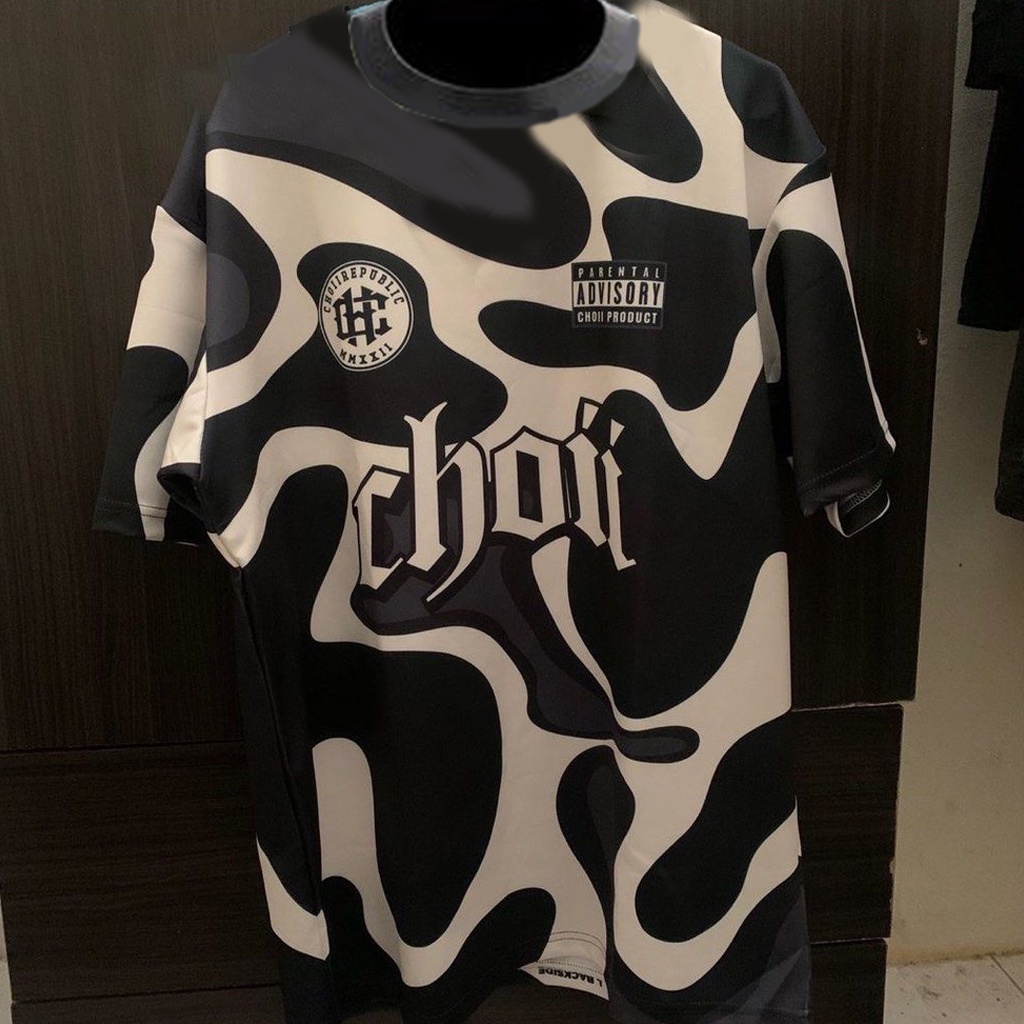 Baju Choii T 恤 Lelaki 球衣 Choi Crime Bear 限量版泰國病毒定制球衣 Ootd 領標 | 蝦皮購物
