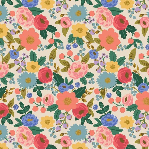 日本 Fine Gear x Rifle Paper 手帕/ Vintage Blossom/ Cream eslite誠品 | 蝦皮購物