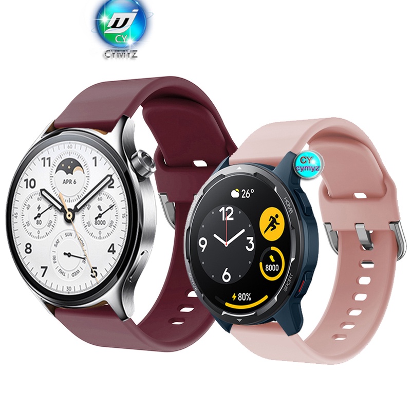 Xiaomi Watch S1 Active 錶帶硅膠錶帶Xiaomi Watch S1 Pro 錶帶運動腕
