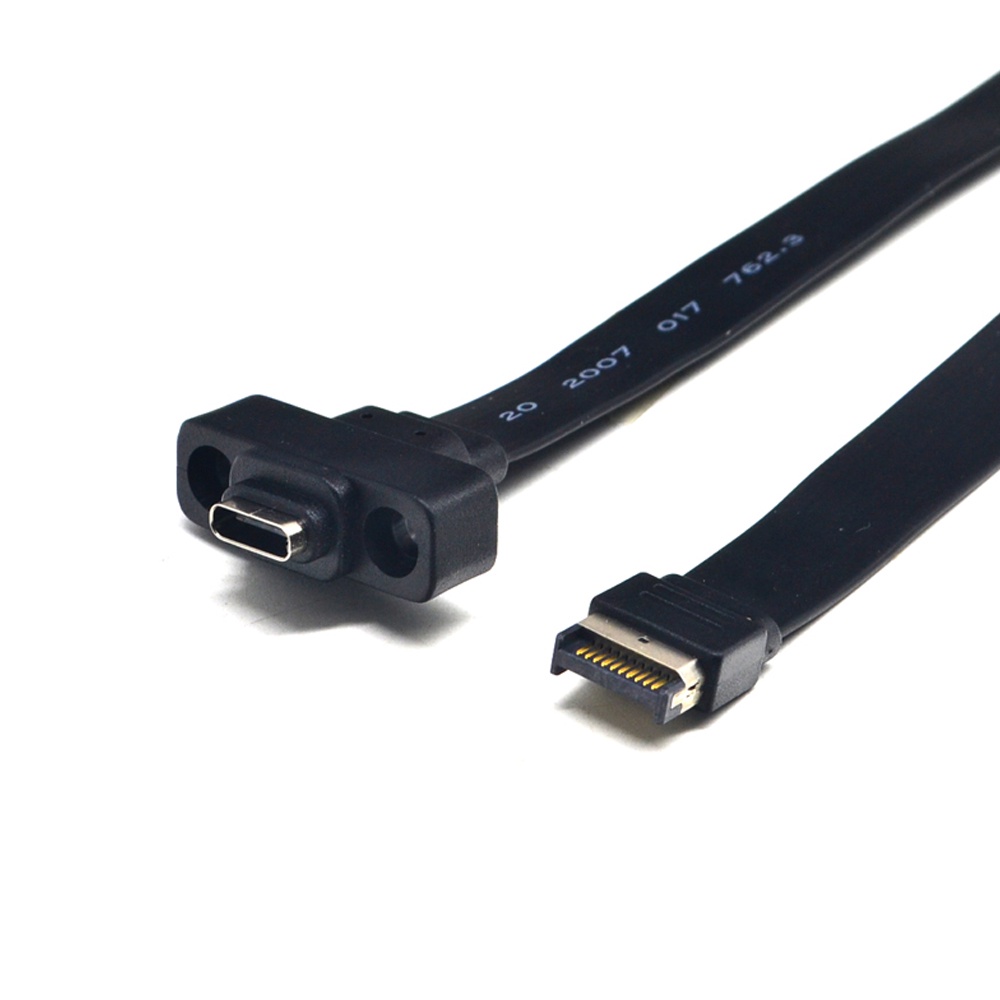 連接器 USB 3.1 前面板 E 型到 C 型延長線 Gen 2 10Gbps 內部適配器電纜,帶 2 個螺絲 30c | 蝦皮購物