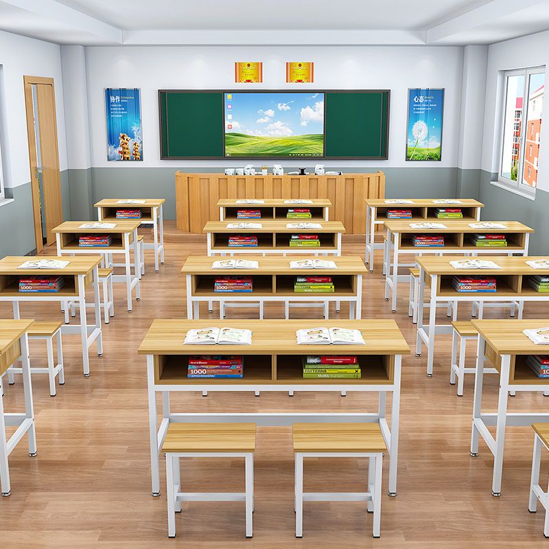 批發 學校 課桌椅 中小學生 雙層 課桌 輔導班 培訓桌 補習班 帶抽屜 課桌椅 廠家直銷 桌子 椅子 | 蝦皮購物
