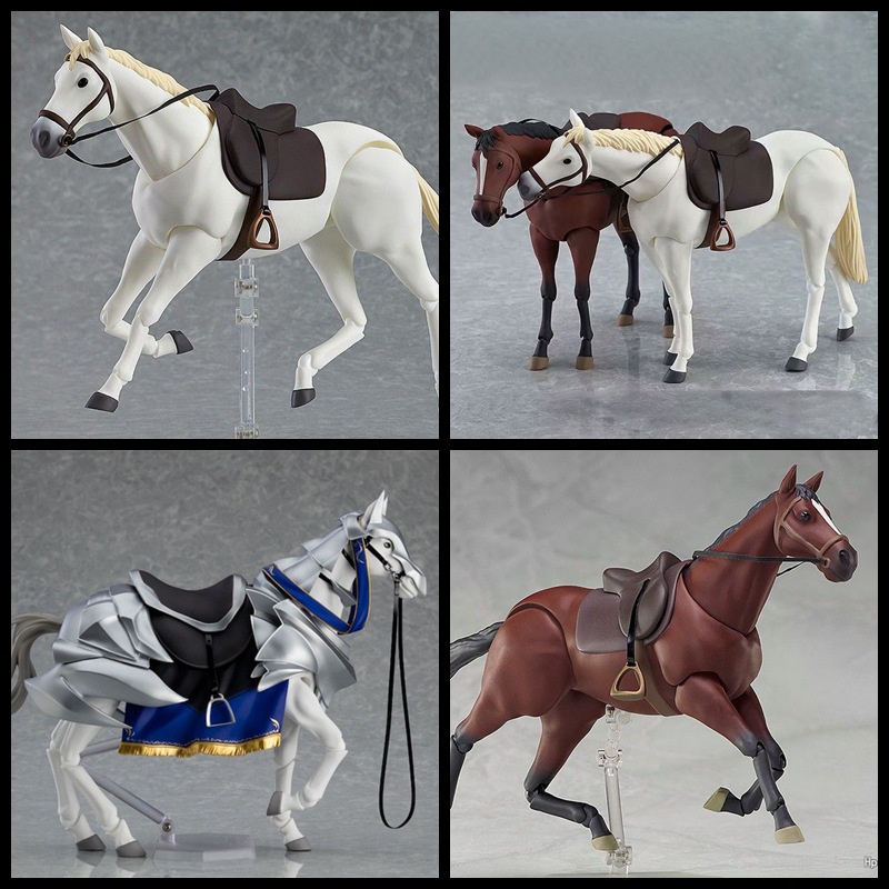【模型工廠】Figma 繪畫 素體馬 白色棕色 盔甲戰馬 超可動 盒裝手辦 | 蝦皮購物