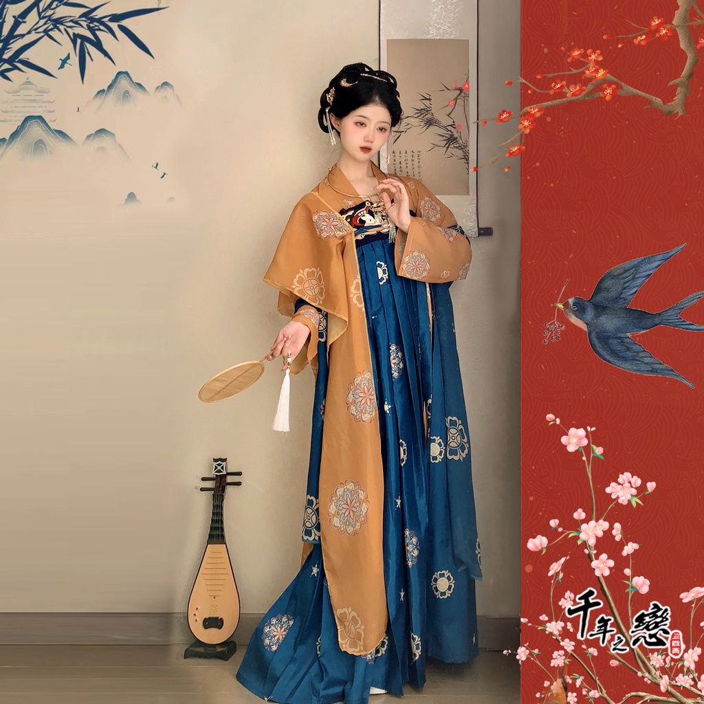 現貨 千年之戀 漢服 改良 唐制古裝女多款 齊胸日常唐風 鳳樓春原創 漢元素 古風服飾 中國風 大碼中式【CL145】 | 蝦皮購物