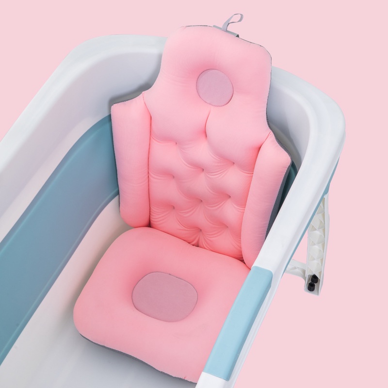 Bath cushions Bathtub backrest 成人泡澡浴墊摺疊浴桶靠墊家用浴缸坐墊浴盆靠背大人可坐泡澡神 蝦皮購物