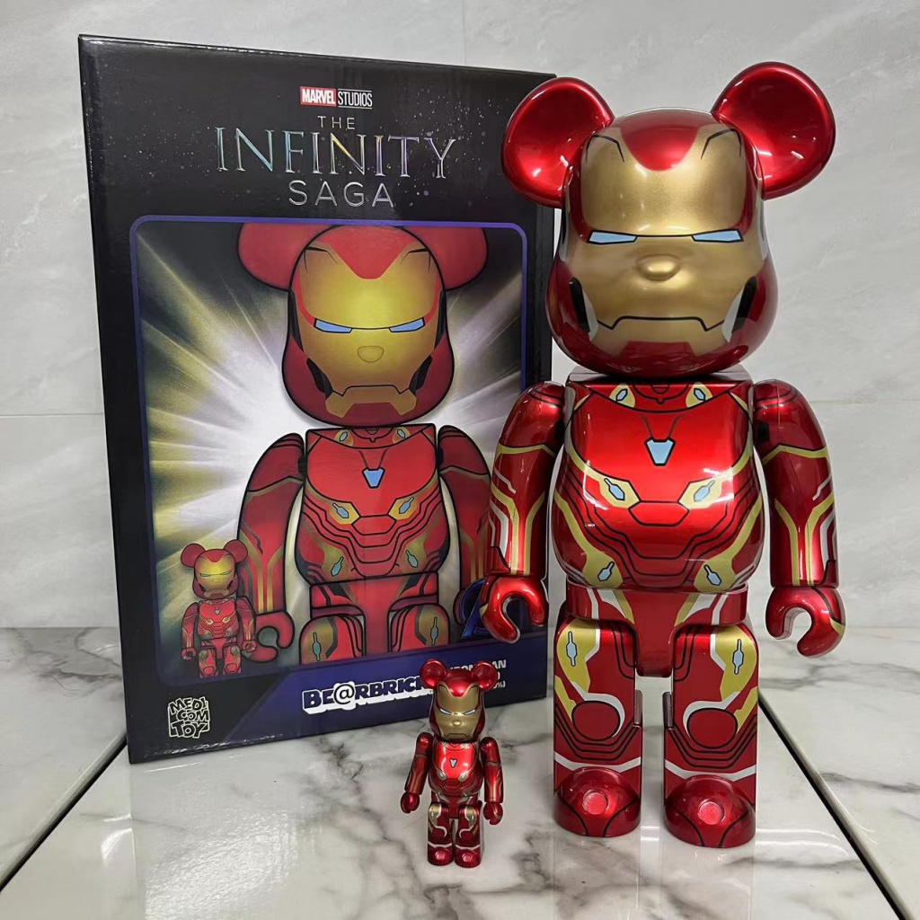 BE@RBRICK 鋼鐵人 馬克50 mk50 IRONMAN MARK50 bearbrick 庫柏力克 熊 400%